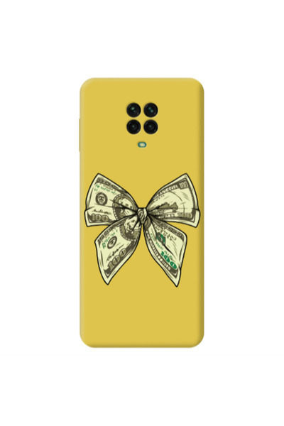 Other Xiaomi Redmi Note 9 Pro Bowtie Dollars Yellow Colored Silicone TPU Θήκη