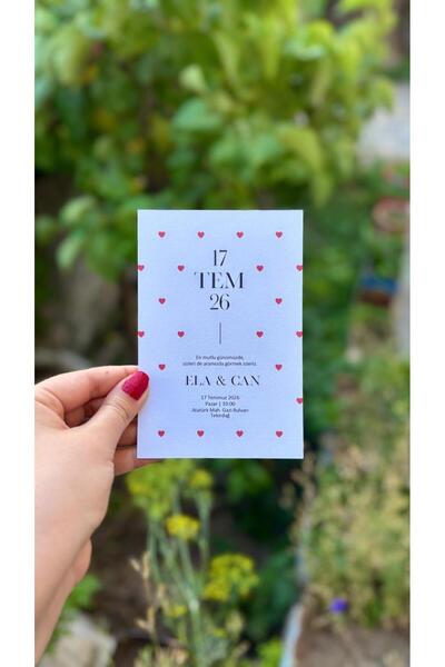 COMO COLLECTİON 50 ADET KİŞİYE ÖZEL DAVETİYE - DÜĞÜN , NİŞAN , ÖZEL GÜN