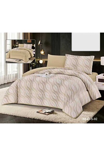 BIET ALMAFROSHAT New Jacquard Fabric 6 Piece Set of Nefrini Comforter Set