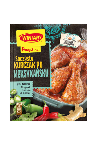 Winiary Condimente pentru pui, Winiary, stil mexican, 38g, 4 portii