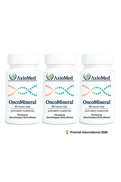 AxioMed OncoMineral, supliment alimentar cu minerale, 3 x 60 capsule (180 cap...