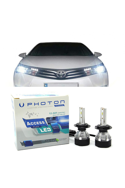 Photon Toyota Corolla E170 Led Xenon Kısa Far Ampulü H11 Access Yeni Seri Bey...
