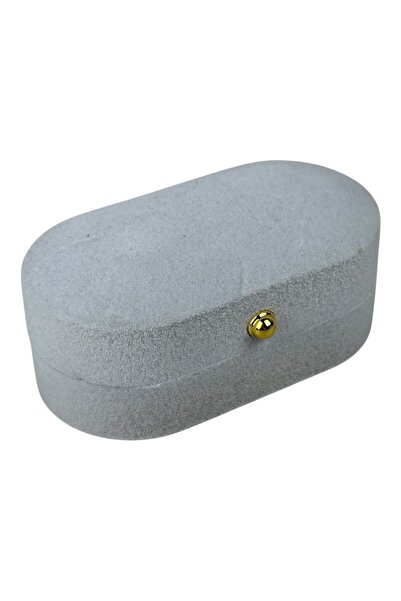 OEM Cutii Bijuterii Catifea Albă Hârtie 7.5x4x3.3 cm - 6 Bucăți