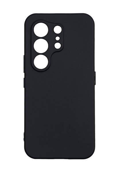 TECNO Camon 50 Ultra (CN7c) Uyumlu Kılıf Silikon Kamera Çevresi Çıkıntılı SİYAH