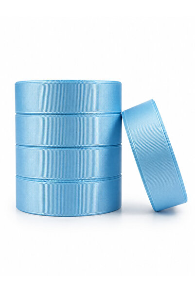 OEM Set de 5 Benzi Grosgrain Albastru 2,5 cm 23 m