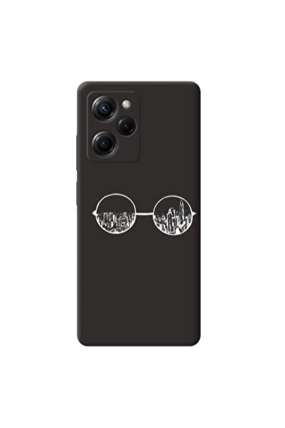 Other Xiaomi Poco X5 Pro Sunglasses Black Colored Silicone TPU Θήκη
