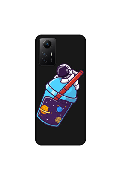 Other Xiaomi Redmi Note 12s Longing in space Black Colored Silicone TPU Θήκη