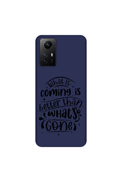Other Xiaomi Redmi Note 12s What is coming Dark blue Colored Silicone TPU Θήκη