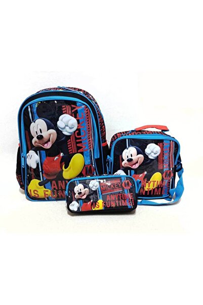 Mickey Mouse 48334 Mickey 3-Piece Primary School Bag Set