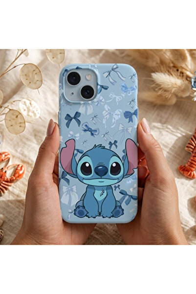 Çitlembik Case Iphone 14 Plus / 15 Plus İle Uyumlu Stitch Desen Tasarımlı Yük...