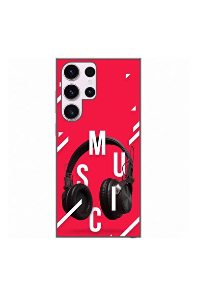 OEM Husa compatibila cu Samsung Galaxy S23 Ultra Silicon Gel Tpu Model Music ...