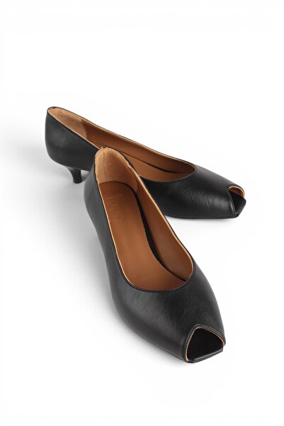 luuq shoes Jerry Genuine Leather Open Toe Heeled Shoes