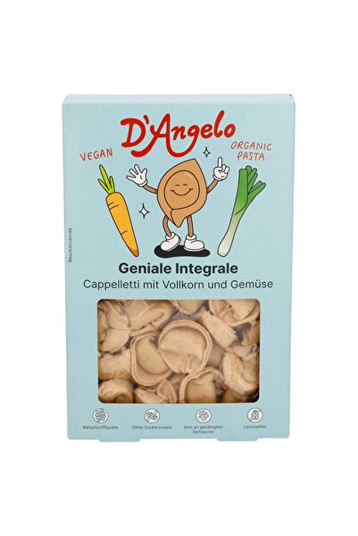 D'angela Cappelletti din cereale integrale umplute cu legume,