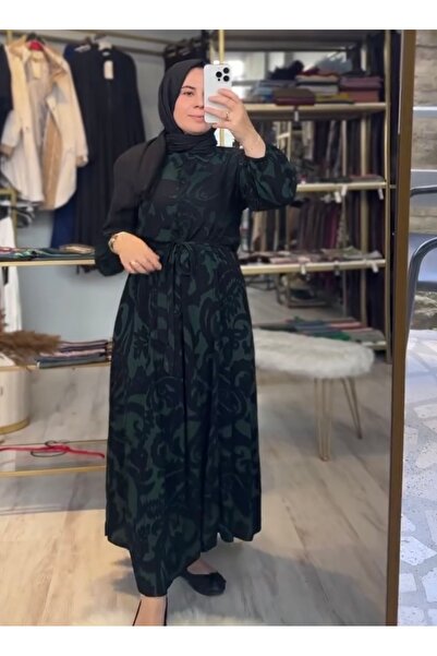 Butik cepli klasik elbise