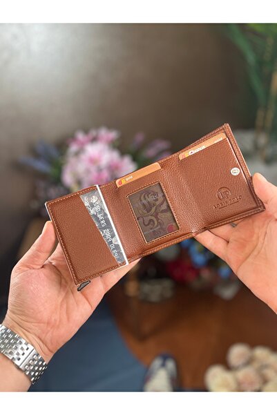 LORİS POLO Hakiki Unisex Mekanizmalı Deri Cüzdan