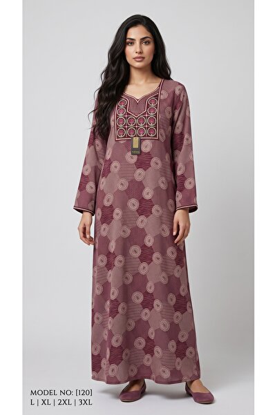 TUFAHA Long Sleeve Embroidered Kashmiri Shirt
