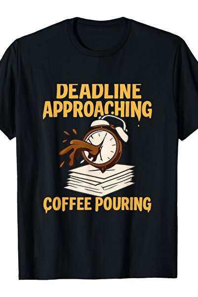 212Wear Corporate Humor Deadline Coffee Alarm Clock Illustration | 2025 Summe...