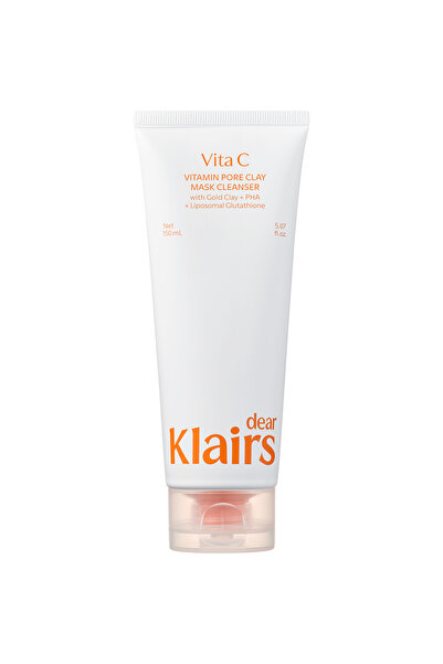 Dear Klairs Vita C Vitamin Pore Clay Mask Cleanser Spuma de curatare 150 ml