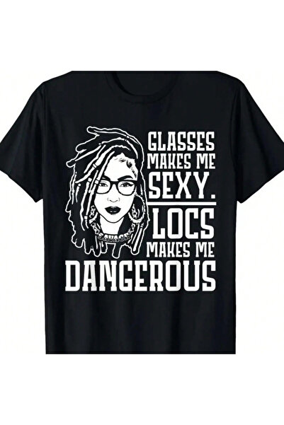 NOURAM Men'S 'Locs Make Me Dangerous' Graphic T-Shirt- Breathable, Soft Pure,...