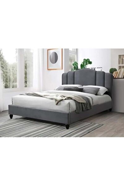 Sleep Smile Canal wooden upholstered bed with a modern hotel design