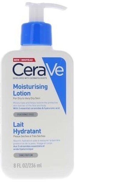CeraVe Moisturizing Lotion Ενυδατικό Γαλάκτωμα για Ξηρό/Πολύ Ξηρό Δέρμα, 236ml