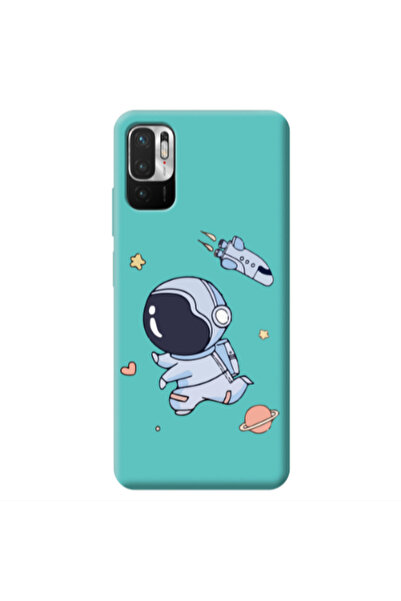 Other Xiaomi Redmi Note 10 Pro 5G Aduket Turquoise Colored Silicone TPU Θήκη