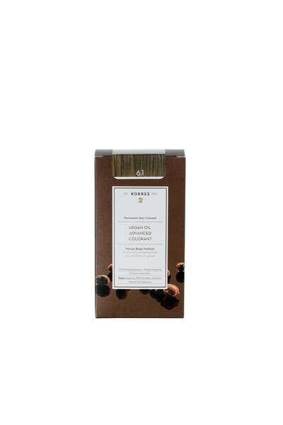 korres Argan Oil Advanced Colorant 6.1 Ξανθό Σκούρο Σαντρέ