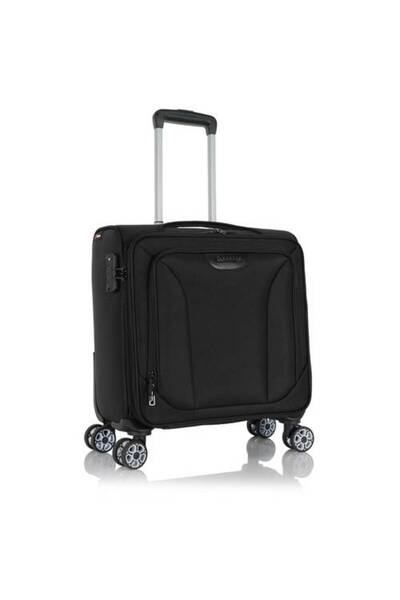 Assoda Captain Travel Bag Fabric - 16 Inch Black