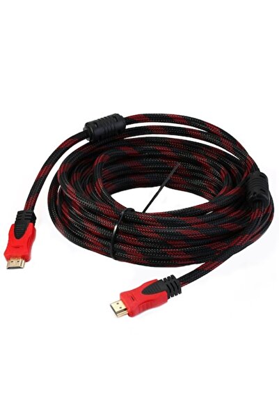 MRG Cablu HDMI M749, 10 m, Digital, Negru cu roșu