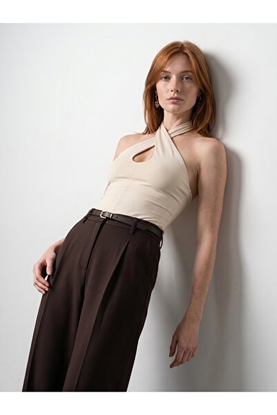 Dilvin 21267 Halter Top-Stone