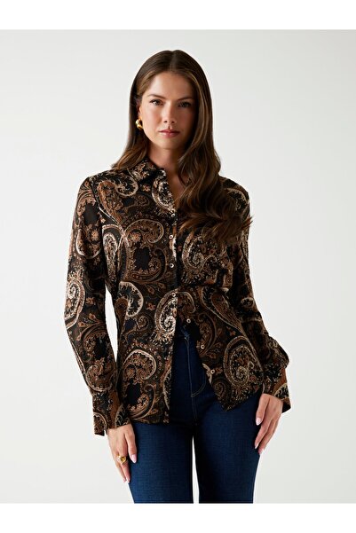 Guess Clarisse Kadın Relaxed Fit Gömlek