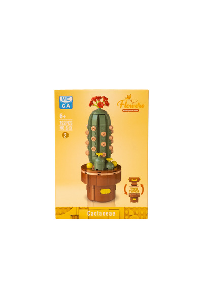 Angel Of Life Building Block Flower 192 Pieces Cactus
