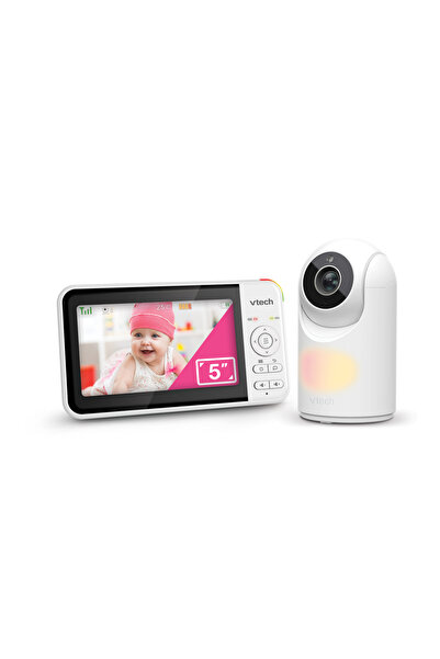 V-tech Döndürülebilir ve Eğilebilir Kameralı 5’’ Görüntülü Bebek Monitörü - V...