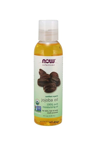 Now Foods Now Solutions Organic Jojoba Oil for Hair and Skin Care 4 Fl Oz