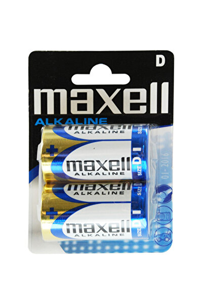 Maxell αλκαλικές μπαταρίες LR20/D, 1.5V, 2τμχ