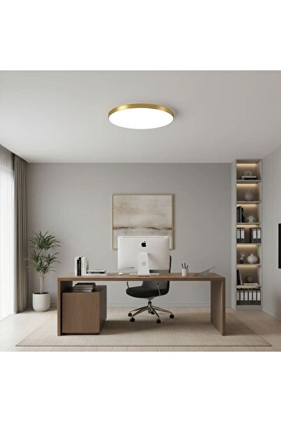 DECODEPO Plafoniera LED 37cm 33W Lumina Rece Rotund Modern Simplu pentru Baie...