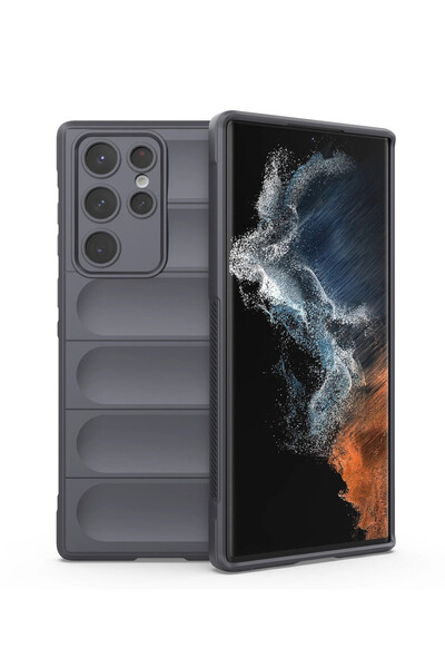 VERTEK Husa Silicon Wave Grip Antișoc, Protecție Camere, pentru Samsung Galax...