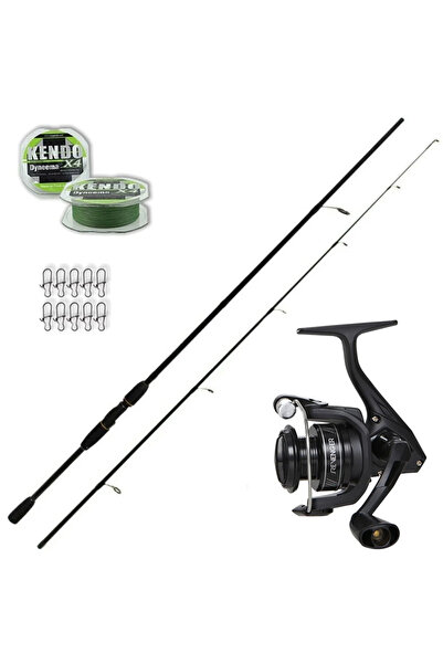 Okuma Revenger 3000 - Remixon Double Black 240cm Spin Olta Seti