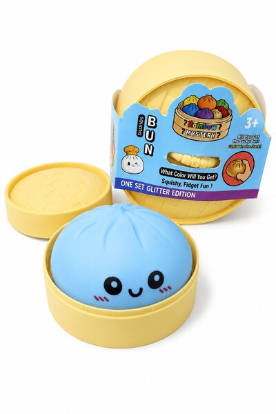 DAT Squishy Bun Toy Slow Rising Stress Relief Steamed Bao Squeeze Ball Scente...