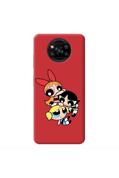 Other Xiaomi Poco X3 /X3 Pro Powerpuff Red Colored Silicone TPU Θήκη