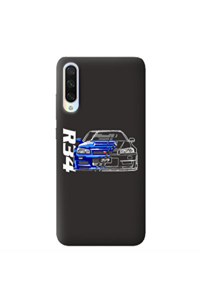 Other Xiaomi Mi 9 Lite Blue R34 Black Colored Silicone TPU Θήκη