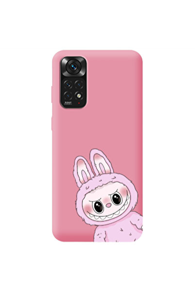 Other Xiaomi Redmi Note 11 4G Labubu 6 Pink Colored Silicone TPU Θήκη