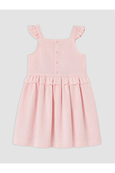 LC Waikiki Square neck stone girl's dress