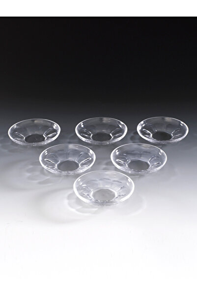 Paşabahçe Pearl Tea Plate Set of 6, Tea Plate