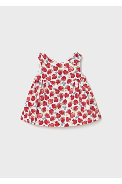 MAYORAL Newborn Baby Girl Dress Red