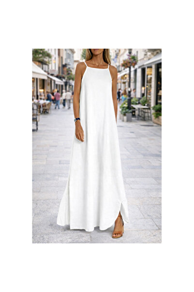 Cristina Serene Maxi Φόρεμα λινό