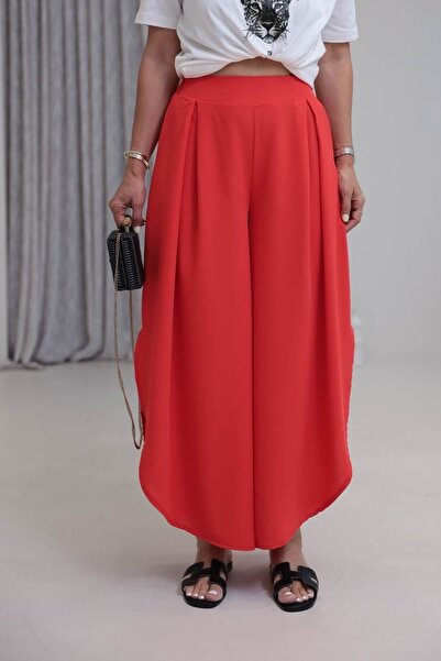 Suziş Yandan Slit Waist Elastic Pants 4S3070