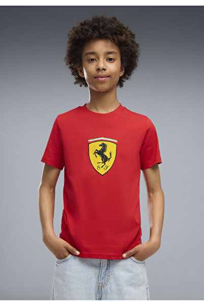 Puma Tričko Scuderia Ferrari s barevným štítem