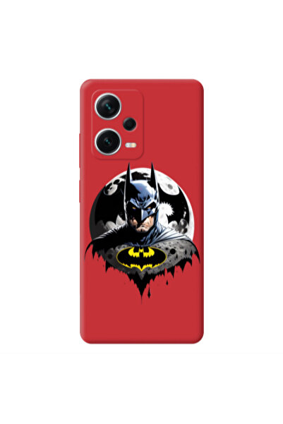 Other Xiaomi Poco X5 Batman 3 Red Colored Silicone TPU Θήκη
