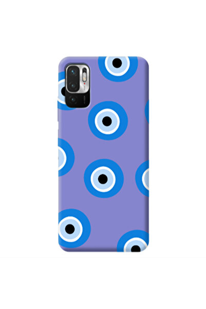 Other Xiaomi Redmi Note 10 Pro 5G Evil eyes beads Purple Colored Silicone TPU...